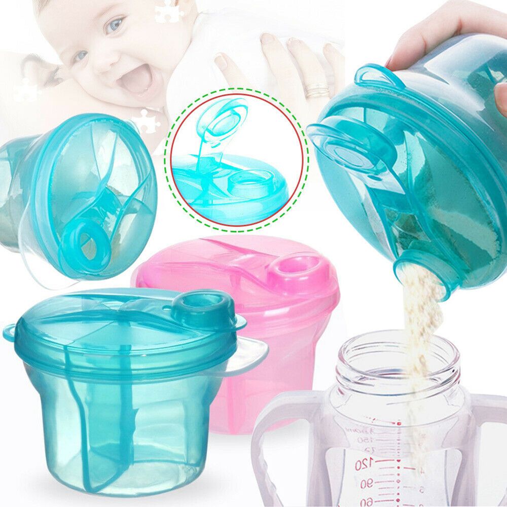 Baby Food Jars - Dispenser susu bubuk bayi, 3 dosis