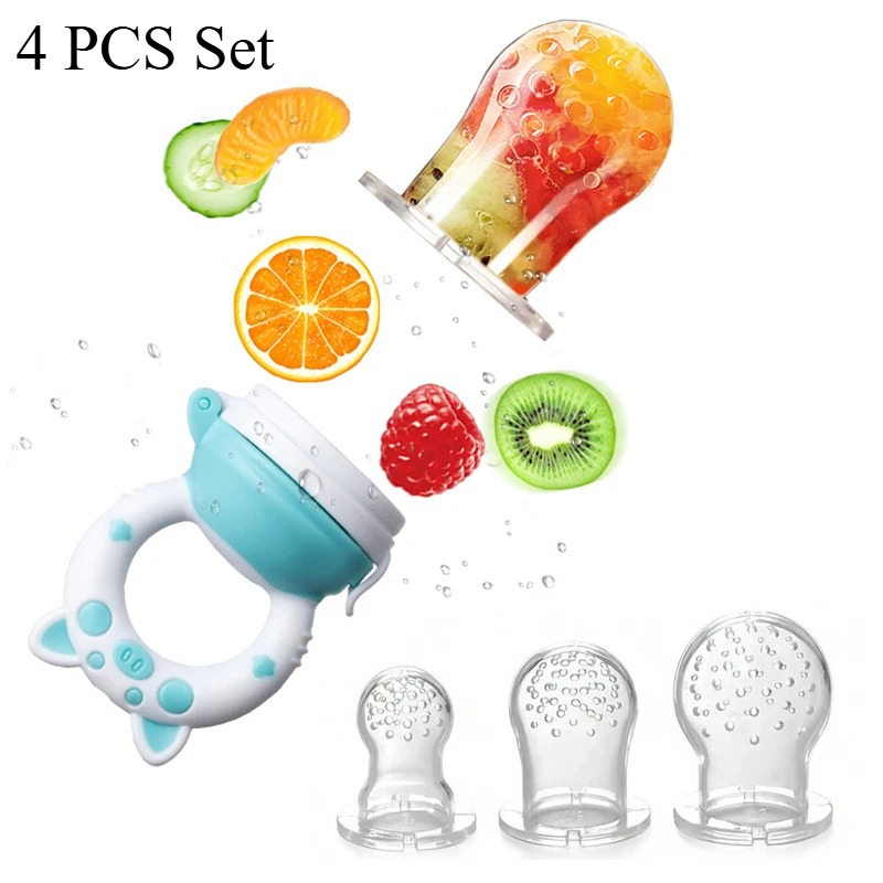 Baby Food Vegetables - 4pcs/set Alat Makan Buah & Sayur