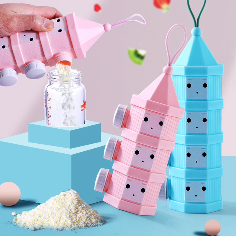 Baby Food Dispenser - 3/4 Lapisan Wadah Makanan Bayi Portabel