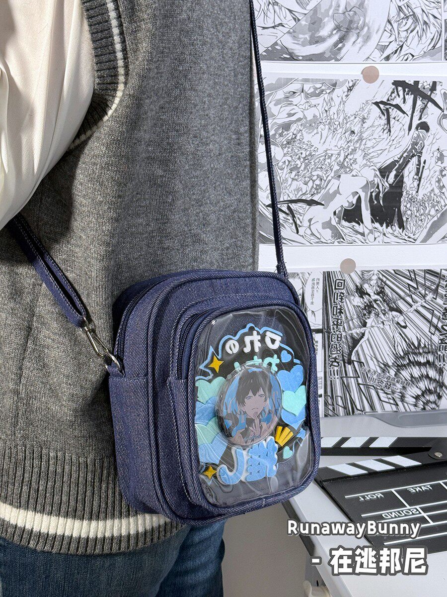 Baby Food In Japan - Tas Selempang Denim Jepang untuk Perlengkapan