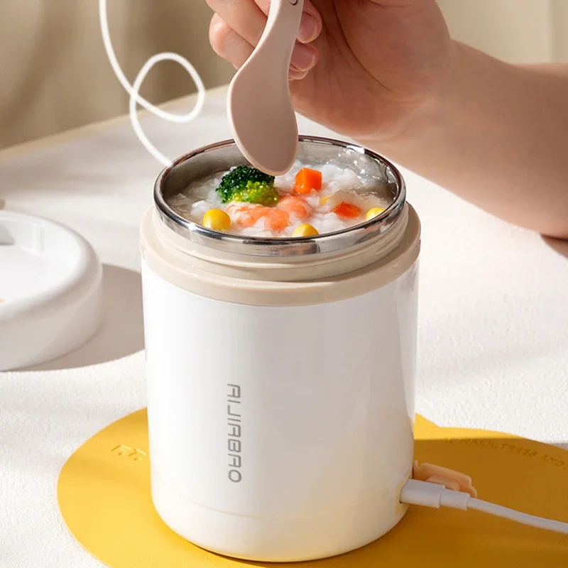 Baby Food Warmer - Kotak makan siang elektrik USB portabel,