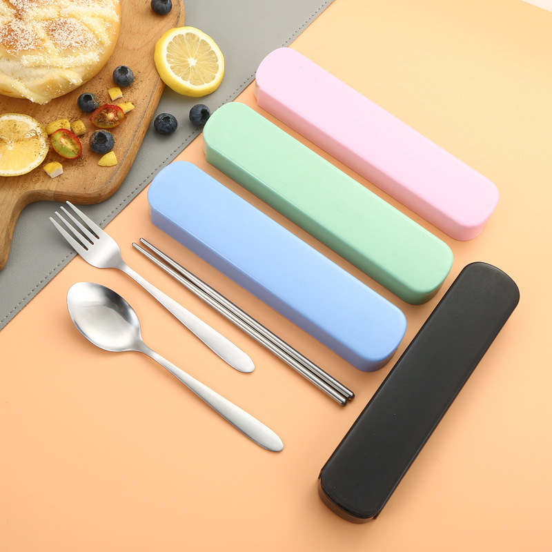 Weaning Spoon Set - Set Peralatan Makan Baja Tahan Karat