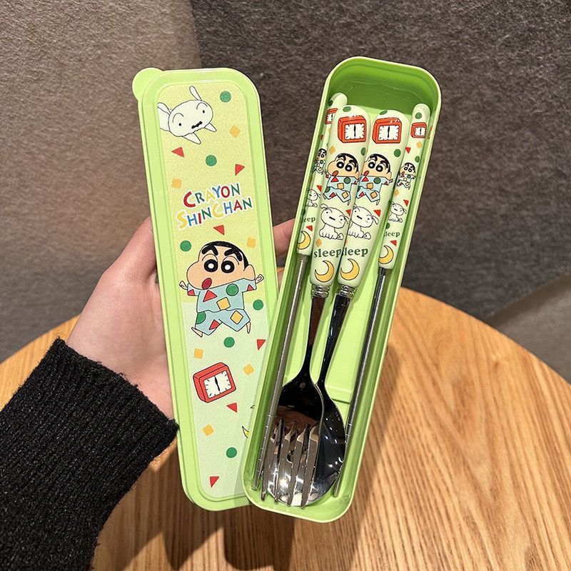 Set Peralatan Makan Portabel K - Weaning Spoon Set ulasan dan harga
