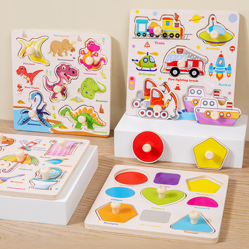 Mainan Puzzle Kayu Montessori  - Baby Food Eat ulasan dan harga