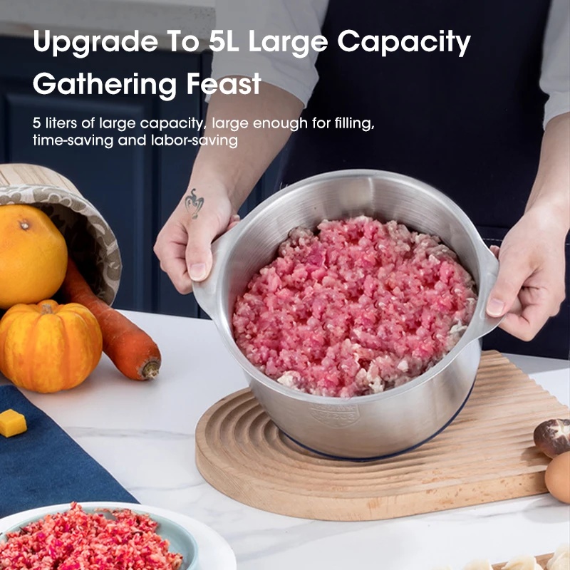 Penggiling Daging Listrik 5L,  - Baby Food Vegetables ulasan dan harga