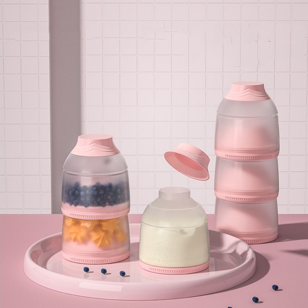 Kotak Susu Bubuk Bayi 3 Lapis  - Baby Food Dispenser ulasan dan harga