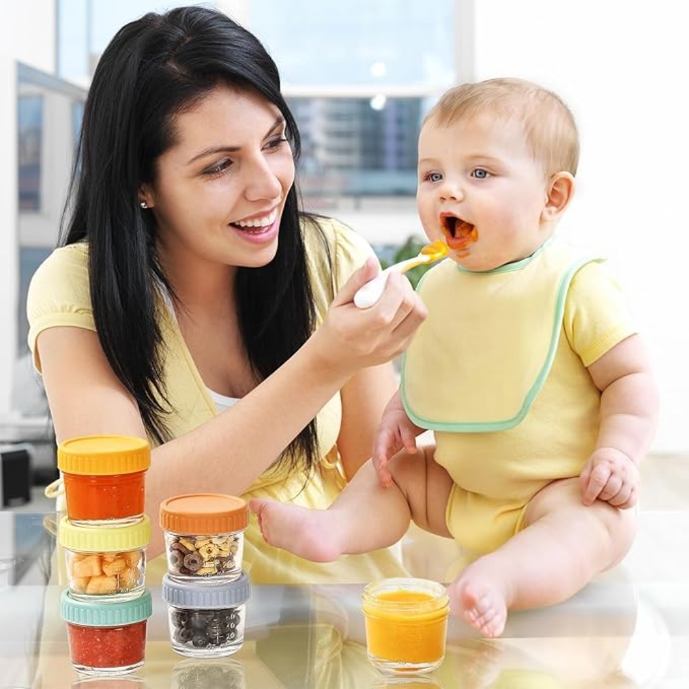 6 Buah Toples Makanan Bayi Kac - Baby Food Jars ulasan dan harga