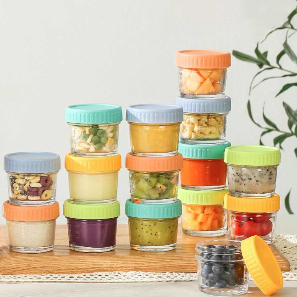 6 Buah Toples Makanan Bayi Kac - Baby Food Jars ulasan dan harga