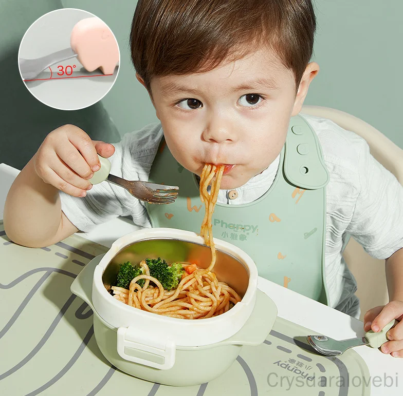 1setElephant Sendok Garpu Pend - Baby Food In Japan ulasan dan harga