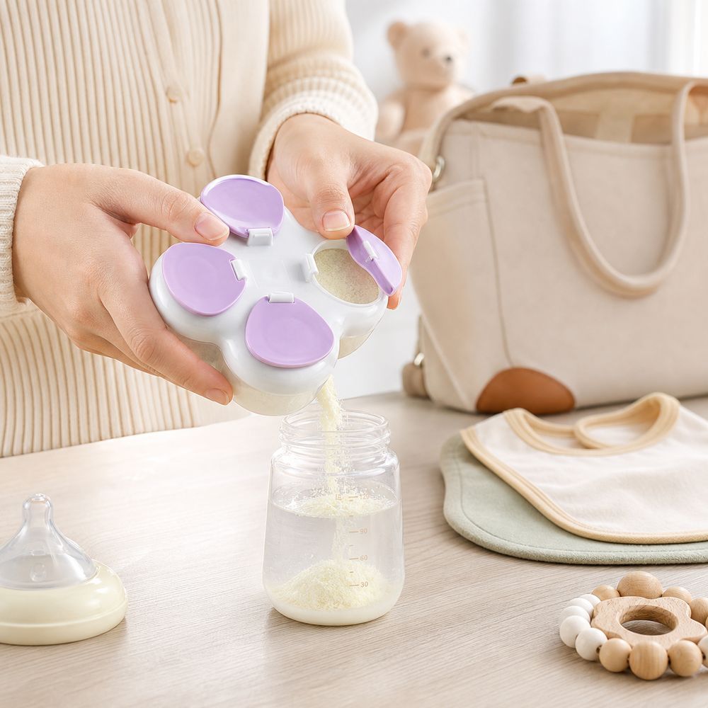 Dispenser Formula Terpartisi 7 - Baby Food Dispenser ulasan dan harga