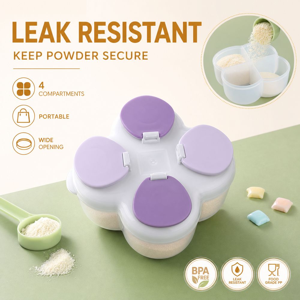 Dispenser Formula Terpartisi 7 - Baby Food Dispenser ulasan dan harga