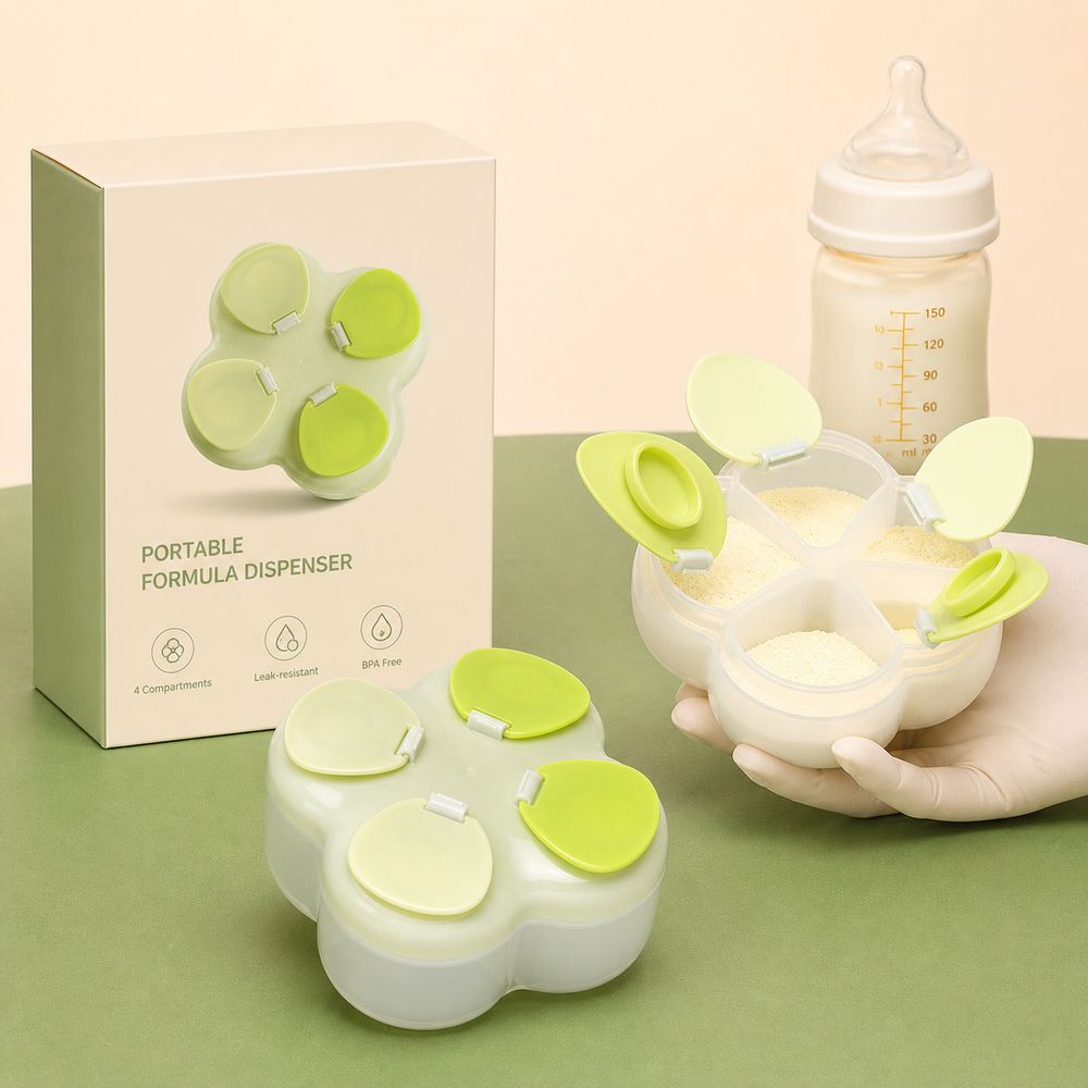 Dispenser Formula Terpartisi 7 - Baby Food Dispenser ulasan dan harga