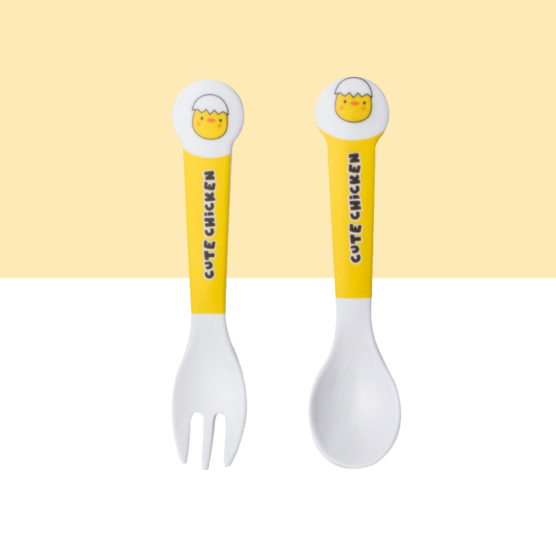 Set Peralatan Makan Serat Bamb - Weaning Spoon Set ulasan dan harga