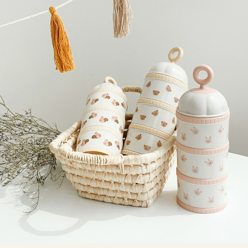 Kotak wadah susu beruang lucu, - Baby Food In Jars ulasan dan harga