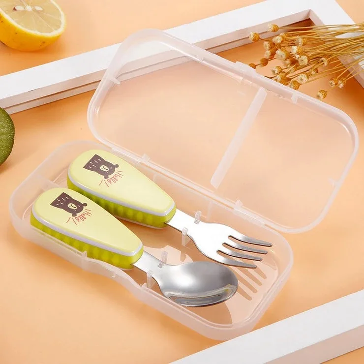 1 Set Sendok Garpu Anak-anak K - Baby Food In Japan ulasan dan harga