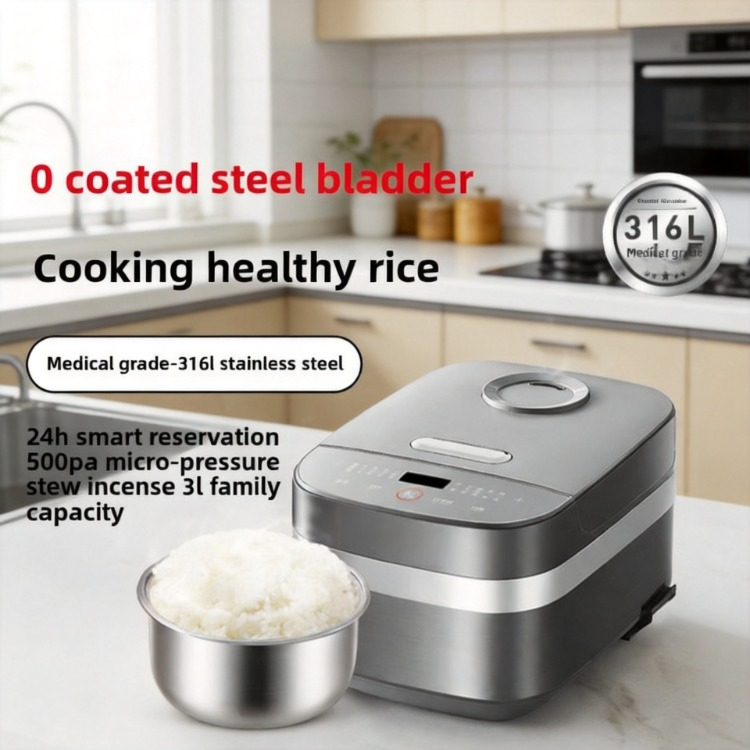 0 Coating Uncoated Rice Cooker - Baby Food Oil ulasan dan harga