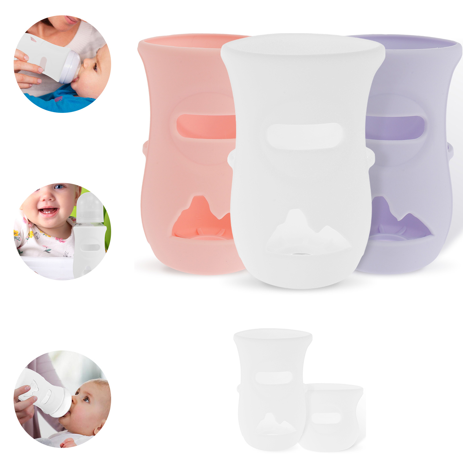 Penutup botol silikon lengan b - Baby Food Jars ulasan dan harga