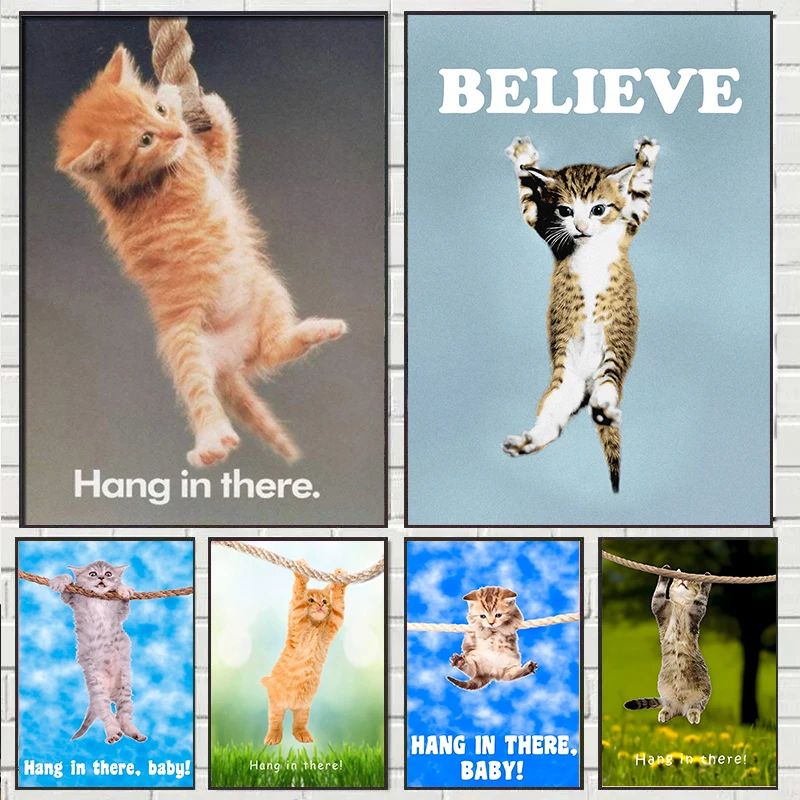 Poster Yoga Kucing Lucu Bayi G - Baby Food Oil ulasan dan harga