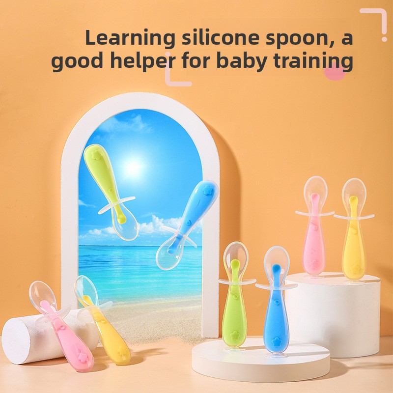 Sendok Silikon Bayi, Sendok Ma - Baby Food Lunch ulasan dan harga