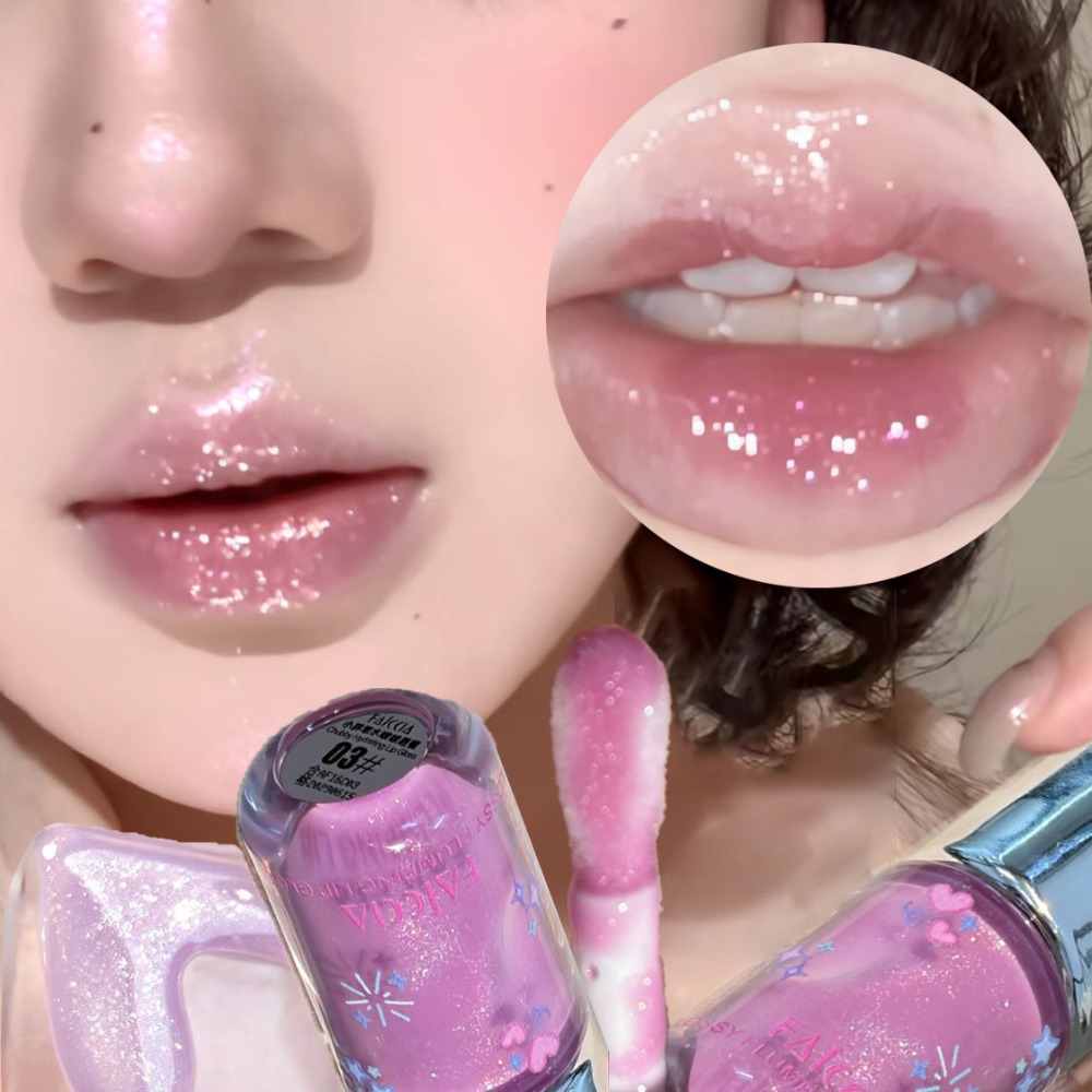 Baby Blue Sparkling Lip Gloss  - Baby Food Oil ulasan dan harga