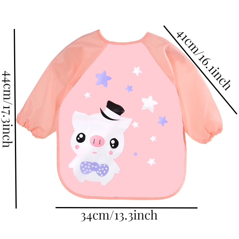 Celemek lengan panjang bayi, p - Baby Food Eat ulasan dan harga
