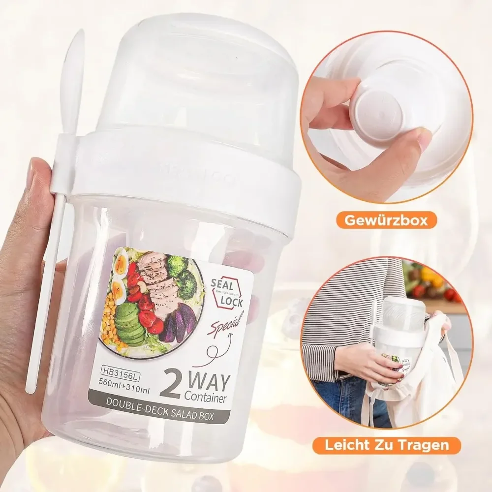 Cangkir Salad Cangkir Sarapan  - Weaning Spoon Set ulasan dan harga