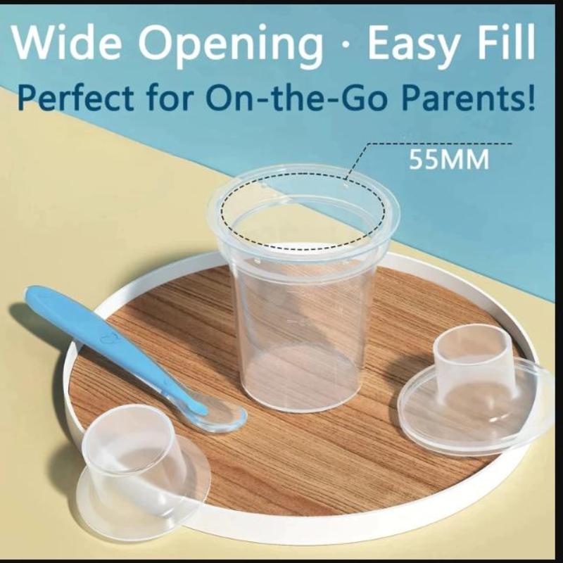 6PPC 80ML Dispenser Susu Bubuk - Baby Food Dispenser ulasan dan harga