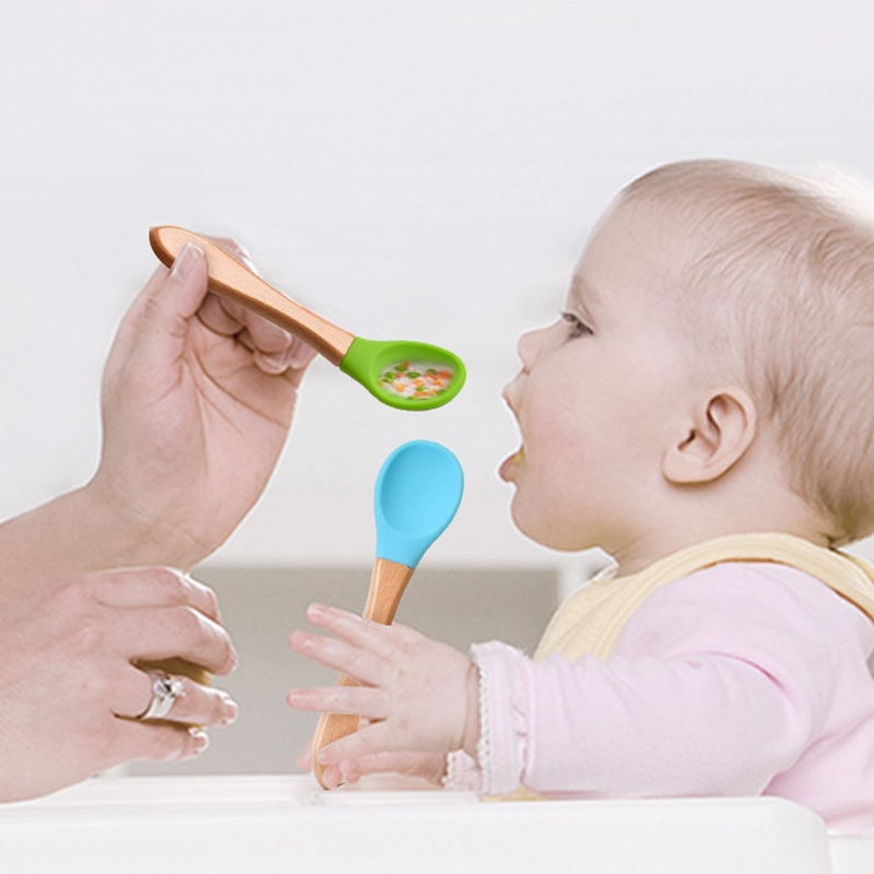 2 Buah/Set Sendok Garpu Siliko - Baby Food Lunch ulasan dan harga
