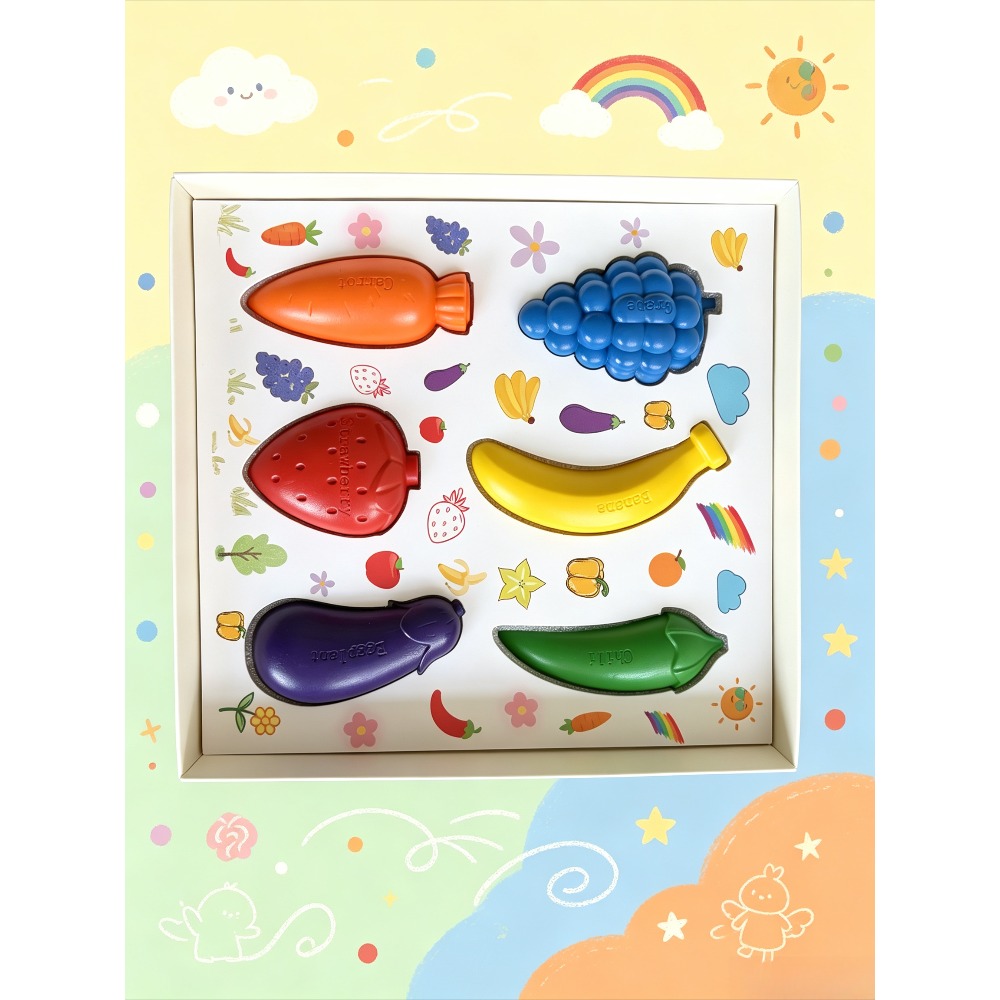 Set Krayon Buah untuk Anak 6/1 - Baby Food Oil ulasan dan harga